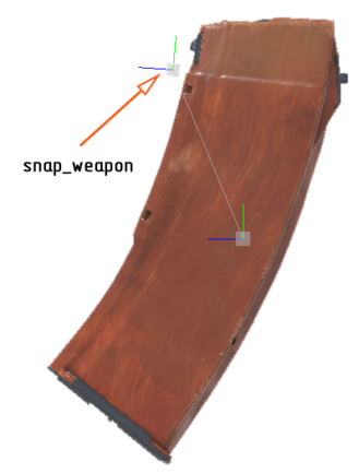 AK-74 magazine snap point