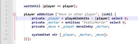 Light mode syntax highlight example